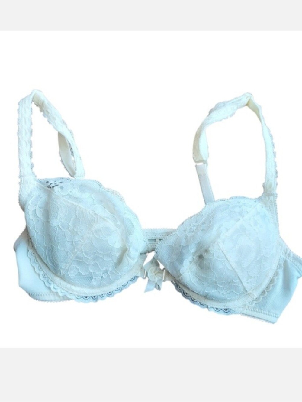 Vintage 90s Cream Wonderbra 36B